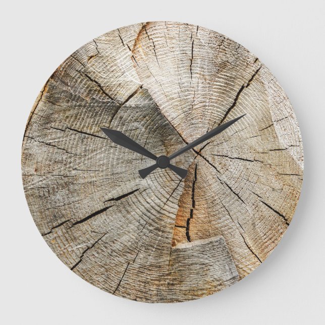 Tree Cross Section Large Clock (Front)