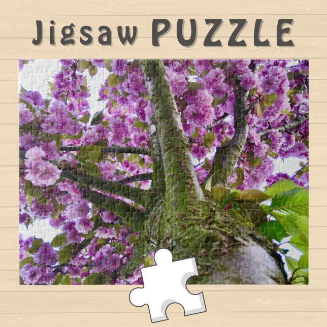 Tree Crown Pink Blooming Flowers Photo -  Jigsaw Puzzle (Creator Uploaded)