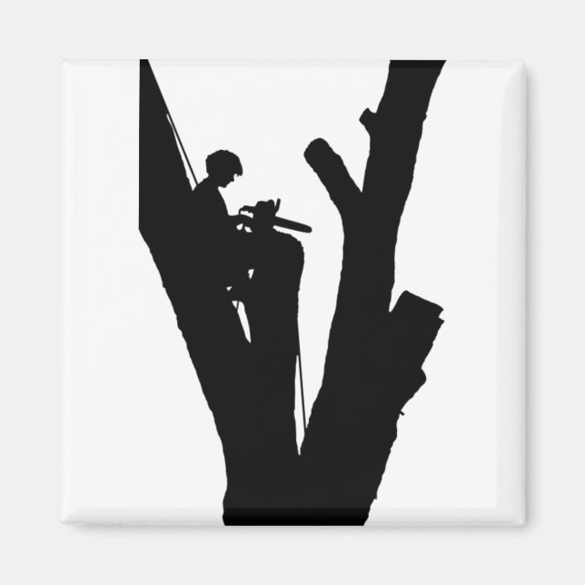 Tree Cutter Magnet (Front)