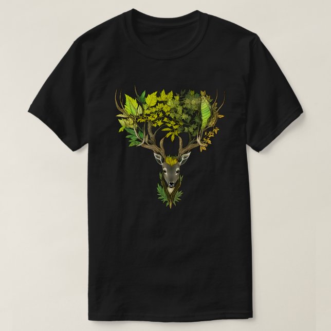 Tree Deer 2 T-Shirt (Design Front)