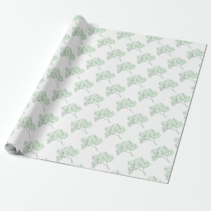 Tree Earth Day Wrapping Paper