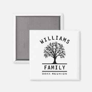 Tree Family Reunion Summer Vacation Road Trip Magnet