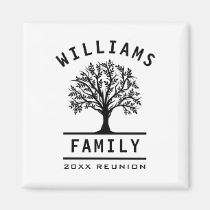 Tree Family Reunion Summer Vacation Road Trip Magnet
