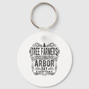 Tree Farmer Arbor Day Gift_1 Key Ring