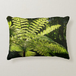 Tree Fern in the Rainforest Decorative Cushion