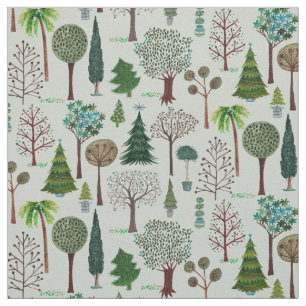 Tree Forest Woodland Pattern   Fabric