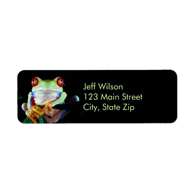 Tree Frog Address Labels (Front)