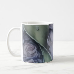 Tree Frog and Roses — Original Art Mug