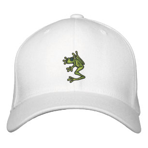 Tree Frog Embroidered Custom Baseball Cap