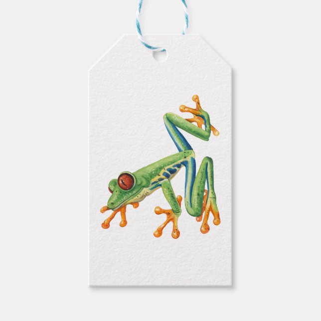 Tree frog gift tags (Front)