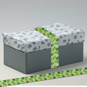 Tree Frog Gradient Design Satin Ribbon