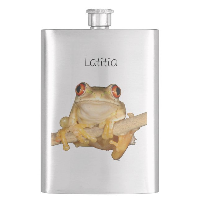 Tree Frog Hip Flask (Front)