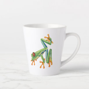 Tree frog latte mug