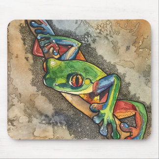 Tree Frog Mouse Pad