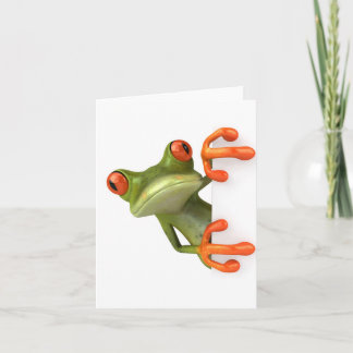 Tree Frog Note Card