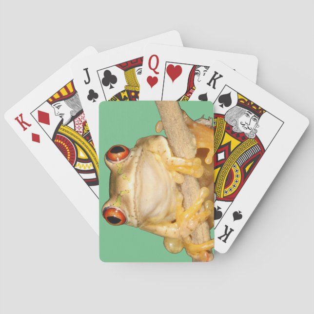 Tree Frog Playing Cards (Back)