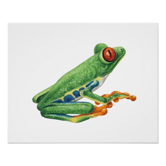 Tree frog poster (Front)