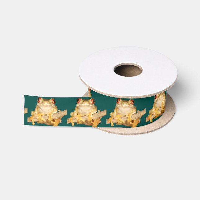 Tree Frog Satin Ribbon (Spool)