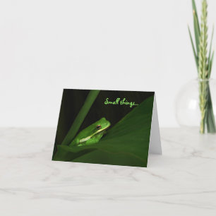 Tree Frog Thank You Note Card