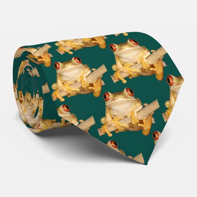 Tree Frog Tie (Rolled)