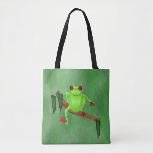 Tree Frog Tote Bag