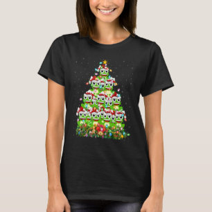 Tree Frog Xmas Lights Santa Tree Frog Christmas T T-Shirt