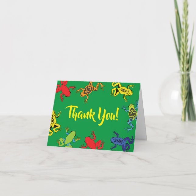 Tree Frogs Kids Birthday Card (Front)