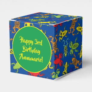 Tree Frogs Kids Birthday Favour Box