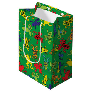 Tree Frogs Kids Birthday Medium Gift Bag