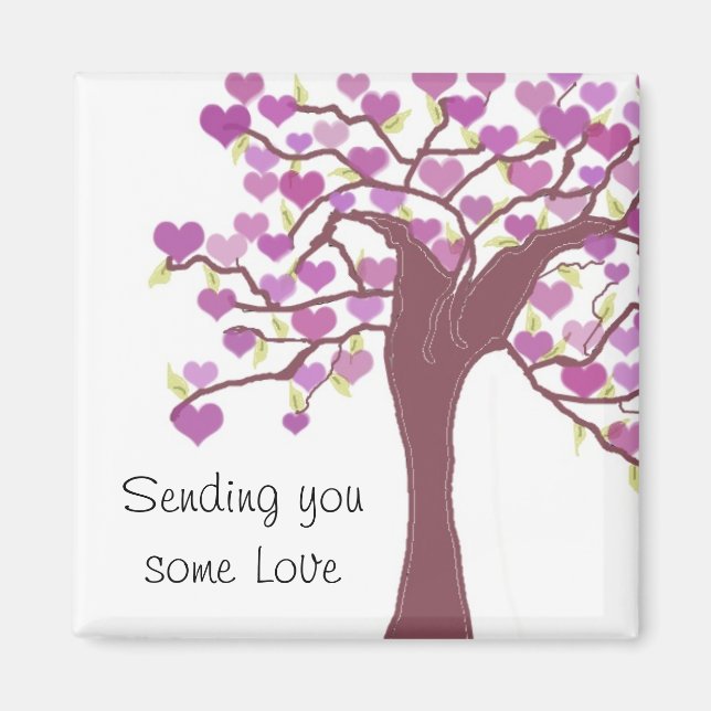Tree Full of Hearts Magnet (Front)