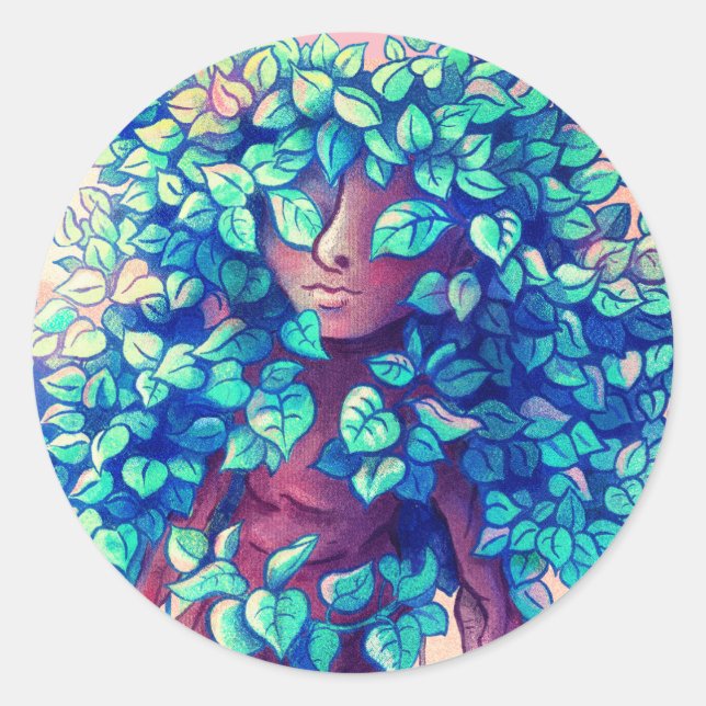 Tree Girl Sticker (Front)