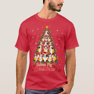 Tree Guinea Pig Christmas Guinea Pig Christmas T-Shirt
