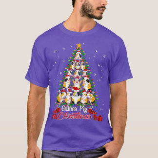 Tree Guinea Pig Christmas  Guinea Pig Christmas  T-Shirt