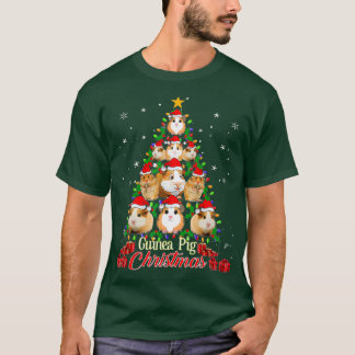 Tree Guinea Pig Christmas Tee Guinea Pig Pyjamas