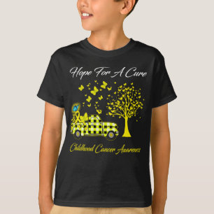 Tree Hope For A Cure Childhood Cancer Awareness T-Shirt