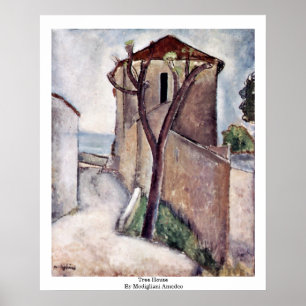Tree House By Modigliani Amedeo Poster