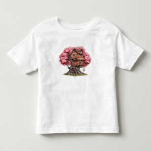 Tree house in cherry tree toddler T-Shirt
