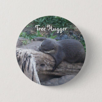 Tree Hugger 6 Cm Round Badge