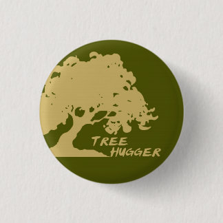 Tree Hugger Button