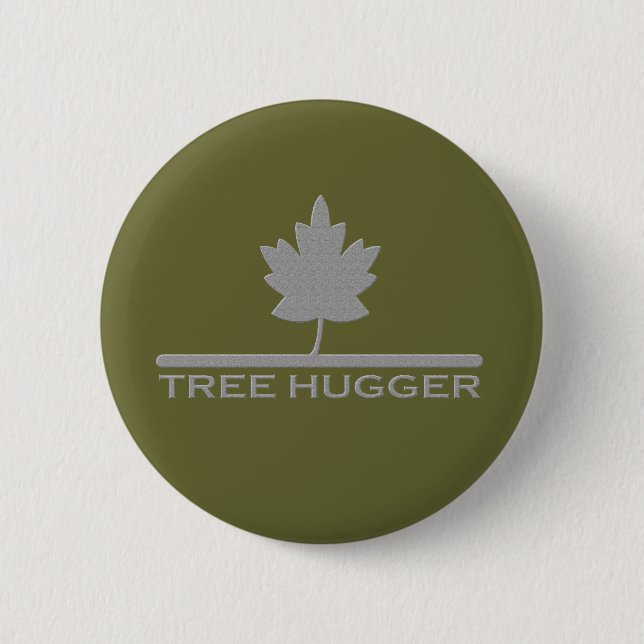 Tree Hugger Button (Front)