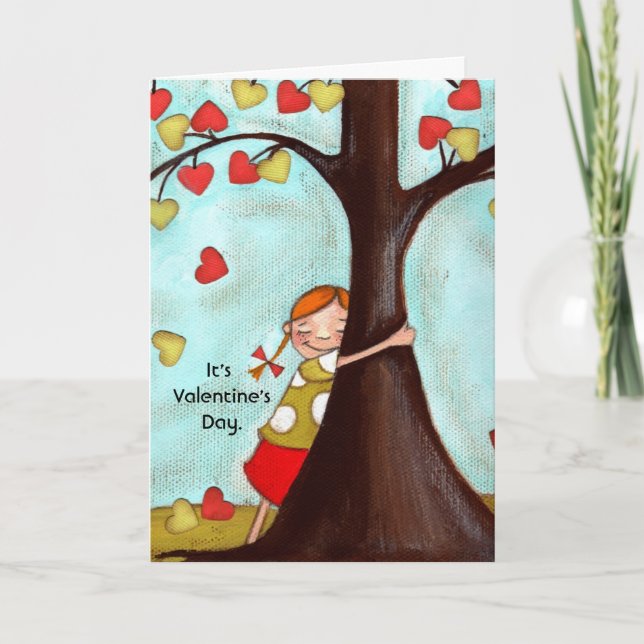 Tree Hugger - Greeting Card (Front)