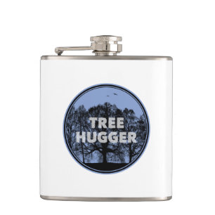 Tree Hugger Hip Flask