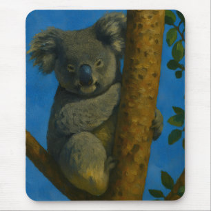 Tree Hugger – Koala in the Canopy Mouse Pad