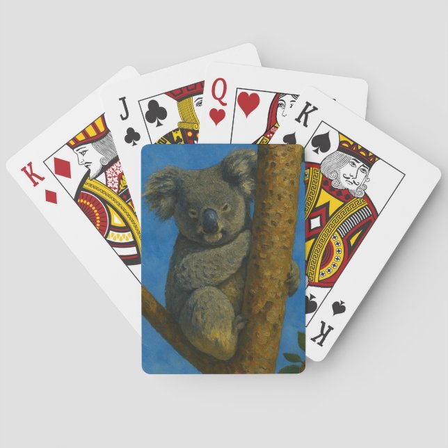 Tree Hugger – Koala in the Canopy Playing Cards (Back)