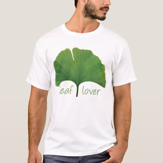 Tree Hugger, Leaf Lover - Ginkgo T-Shirt (Front)