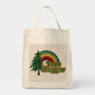 Tree Hugger Reusable Shopping Tote Bag