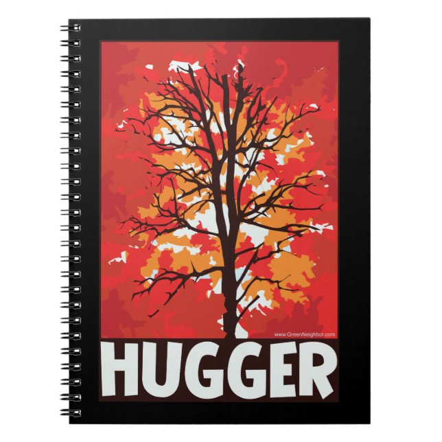 Tree Hugger Spiral Notebook (Front)