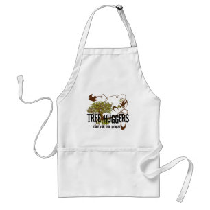 Tree Huggers Are For the Birds Standard Apron