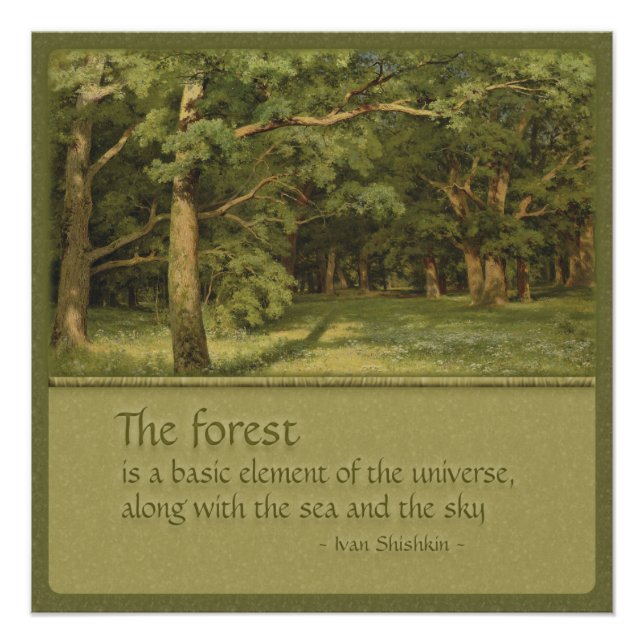 Tree Hugger's CC0352 Shishkin Poster (Front)