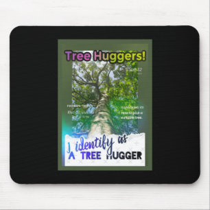 Tree Huggers Extraordinaire. Zine Cover Mouse Pad